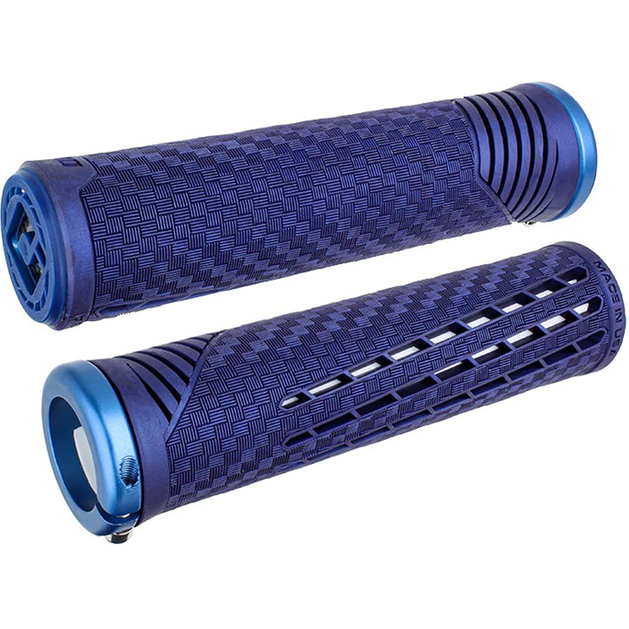 ODI CF V2.1 Grips Blue Lock On