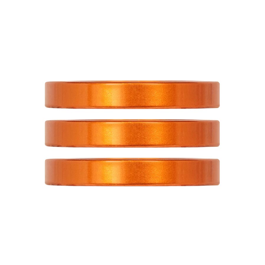 Industry Nine iRiX Headset Spacer 1-1/8 Height: 5mm Aluminum Orange 3pcs