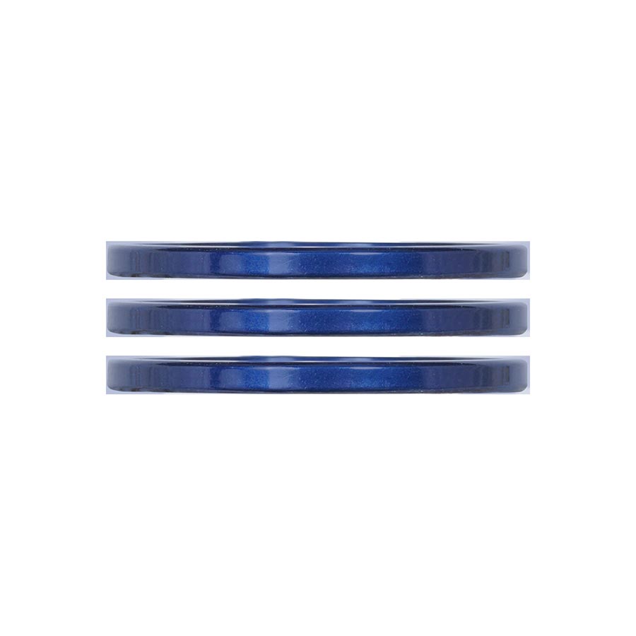 Industry Nine iRiX Headset Spacer 1-1/8 Height: 2.5mm Aluminum Blue 3pcs