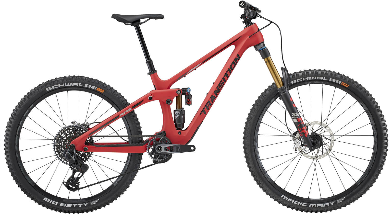 Transition Patrol Carbon XO AXS Bonfire Red