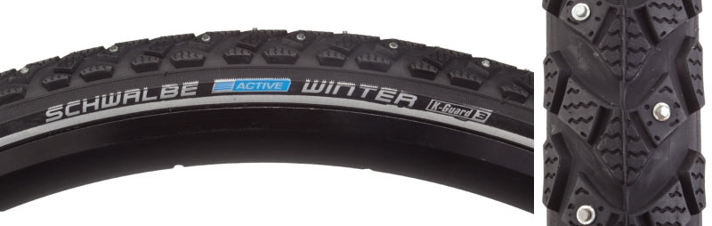 Schwalbe Winter Tire 700x30C Wire Clincher Winter KevlarGuard Reflex 50TPI Black