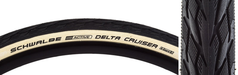 Schwalbe Delta Cruiser Active Twin KG 26x1-3/8 Standard Tire