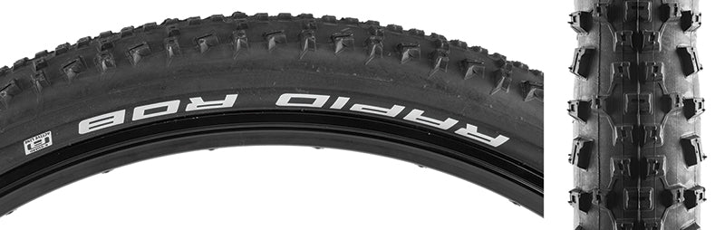 Schwalbe Rapid Rob Tire - 27.5 x 2.25 Clincher Wire Black Active SBC K-Guard