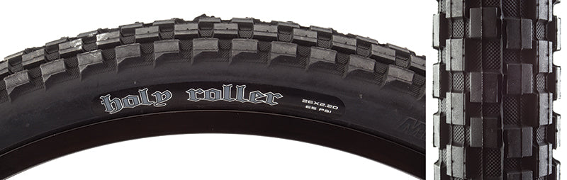 Maxxis Holy Roller Tire - 26 x 2.2 Clincher Wire Black Single