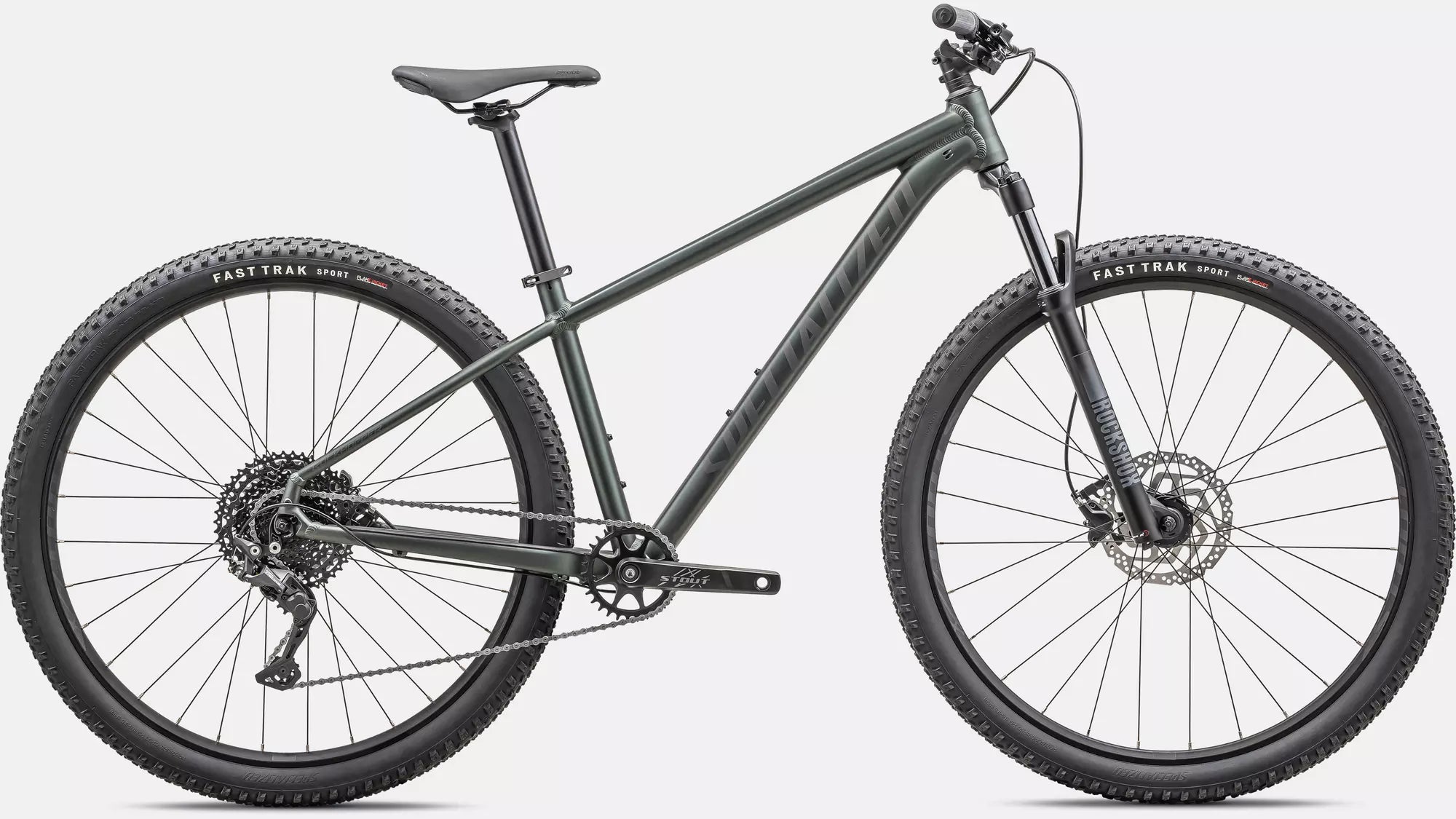 Specialized Rockhopper Comp Satin Metallic Oak Green & Smoke