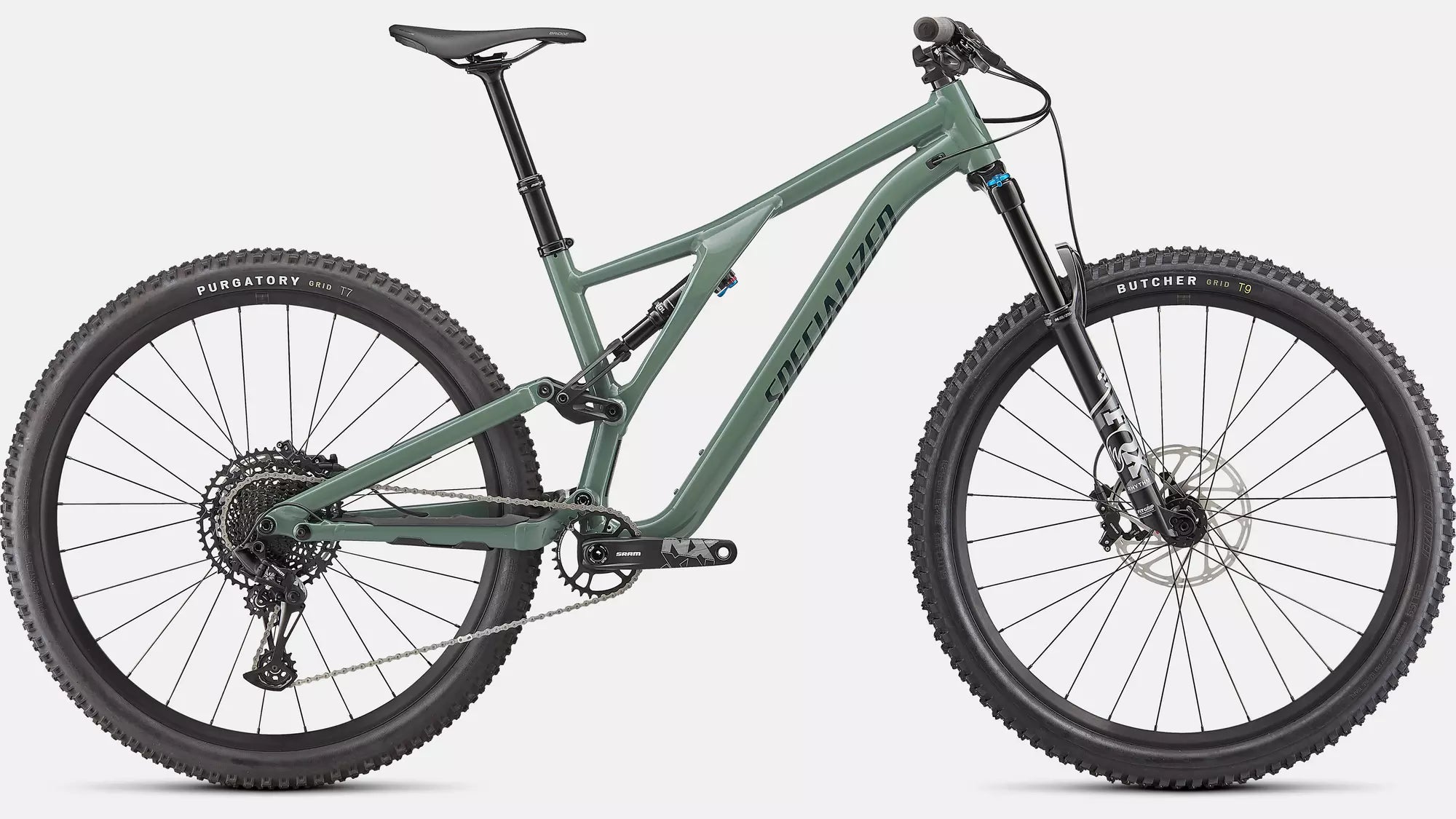 Specialized Stumpjumer Comp Alloy Gloss Sage Green / Forest Green S3