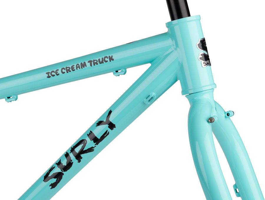 Surly Ice Cream Truck Fat Bike Frameset - 26" Steel Safety Mask Blue Small