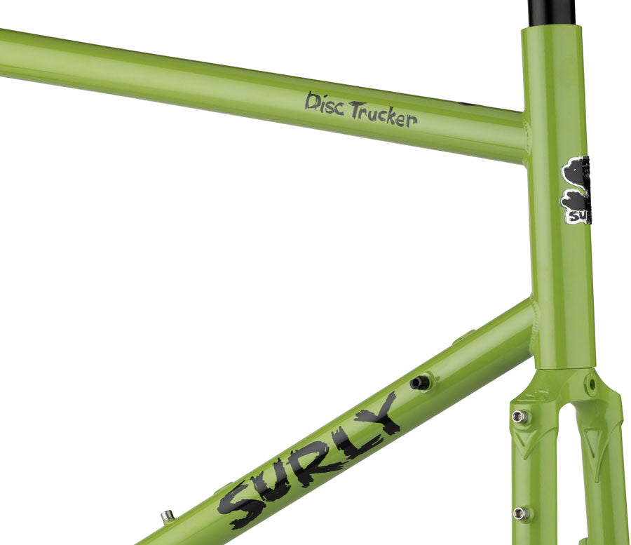 Surly Disc Trucker Frameset - 26" Steel Pea Lime Soup 50cm