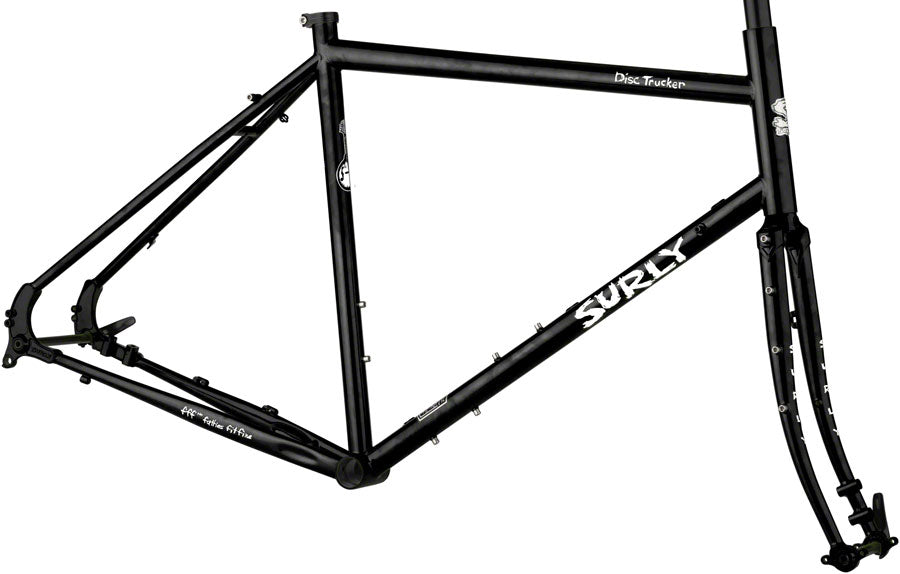 Surly Disc Trucker Frameset - 26" Steel Hi-Viz Black 42cm