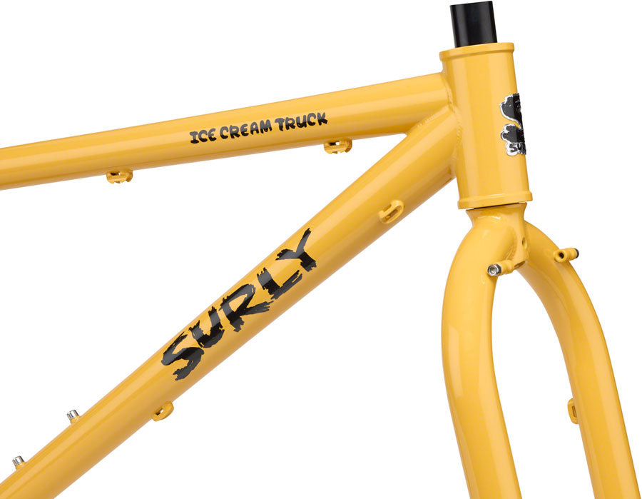 Surly Ice Cream Truck Fat Bike Frameset - 26" Steel Warm Cheese Small