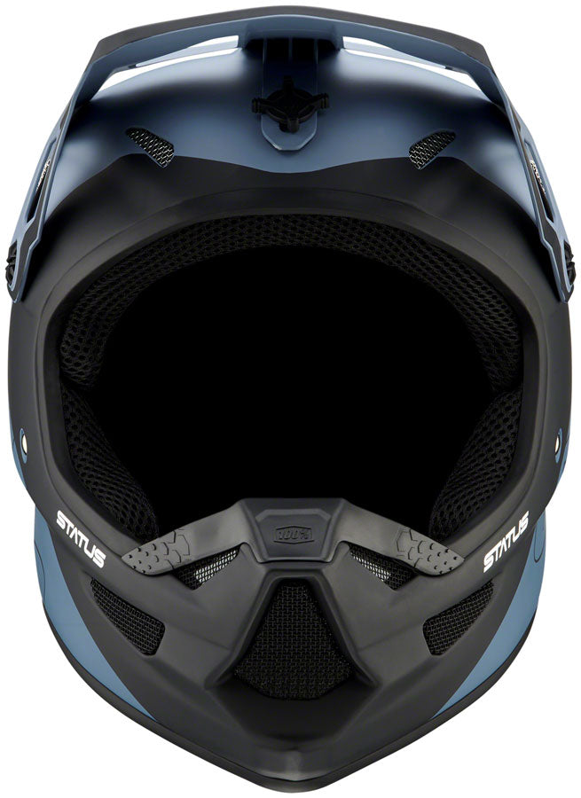 100% Status Full Face Helmet - Drop/Steel Blue X-Large