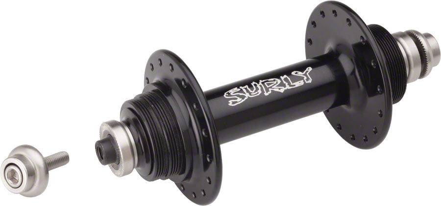 Surly Ultra New Rear Hub - Threaded x 130mm Rim Brake Fixed/Free Black 32H