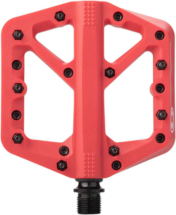 Crank Brothers Stamp 1 Pedals - Platform Composite 9/16" Red Small