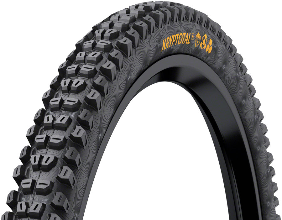 Continental Kryptotal Rear Tire - 27.5 x 2.40 Tubeless Folding BLK Super Soft Downhill Casing E25