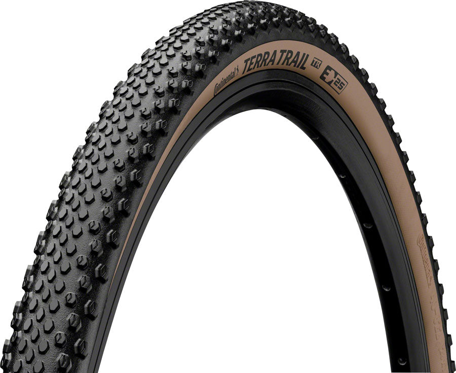 Continental Terra Trail Tire - 700 x 45 Tubeless Folding BLK/Brown PureGrip ShieldWall System E25