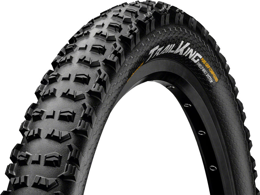 Continental Trail King Tire - 27.5 x 2.40 Tubeless Folding BLK ShieldWall System