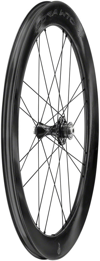 Campagnolo Bora WTO 60 C23 Front Wheel - 700c QR x 100mm Center-Lock 2-Way Fit Carbon