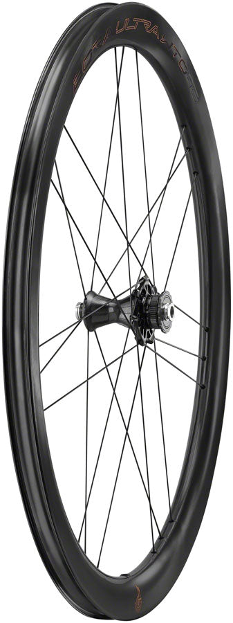 Campagnolo Bora Ultra WTO 45 C23 Front Wheel - 700c 12 x 100mm Center-Lock 2-Way Fit Carbon