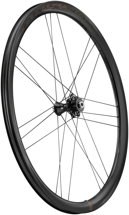 Campagnolo Bora Ultra WTO 35 C23 Front Wheel - 700c 12 x 100mm Center-Lock 2-Way Fit Carbon