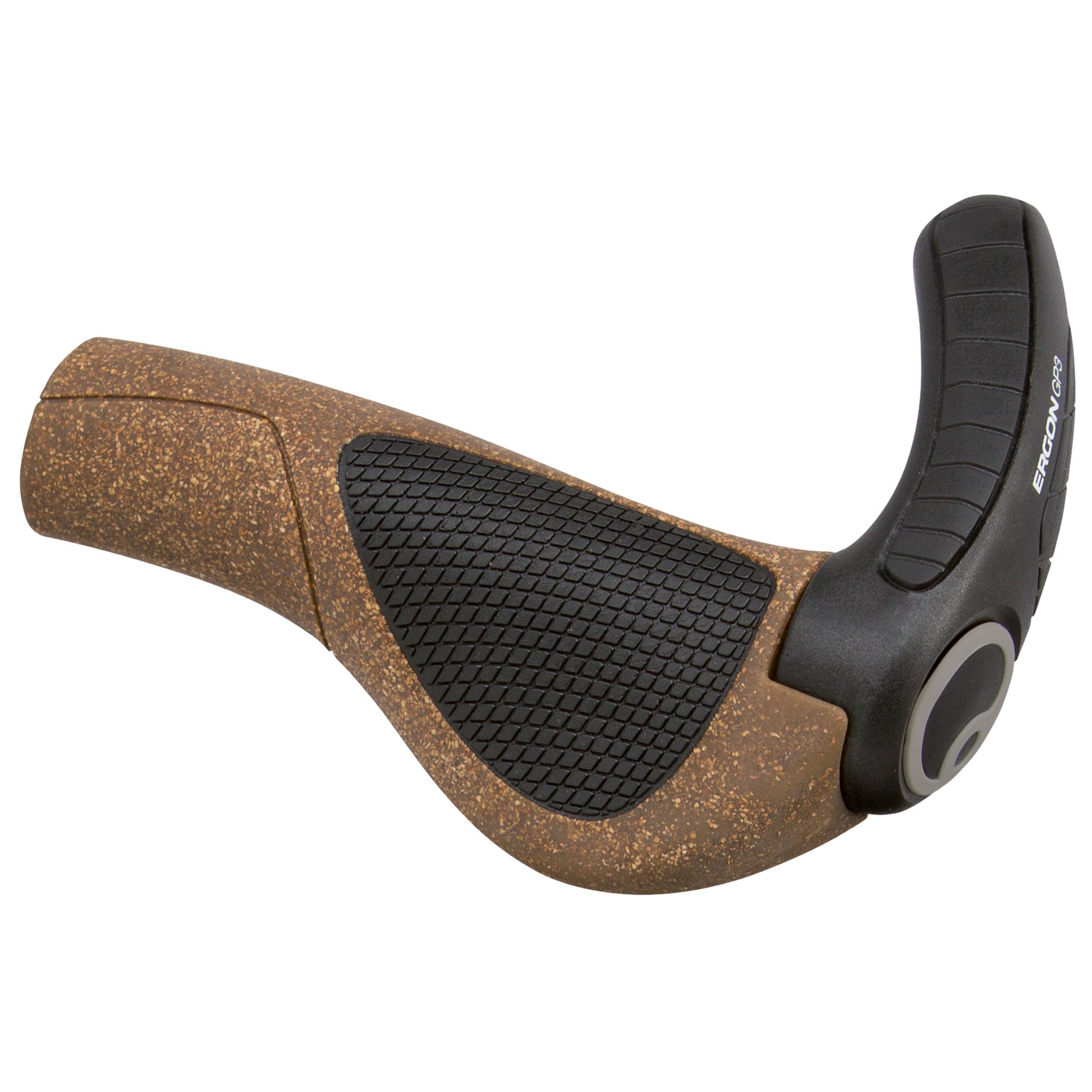 Ergon GP3 Evo BioKork Grips Large Brown/Black