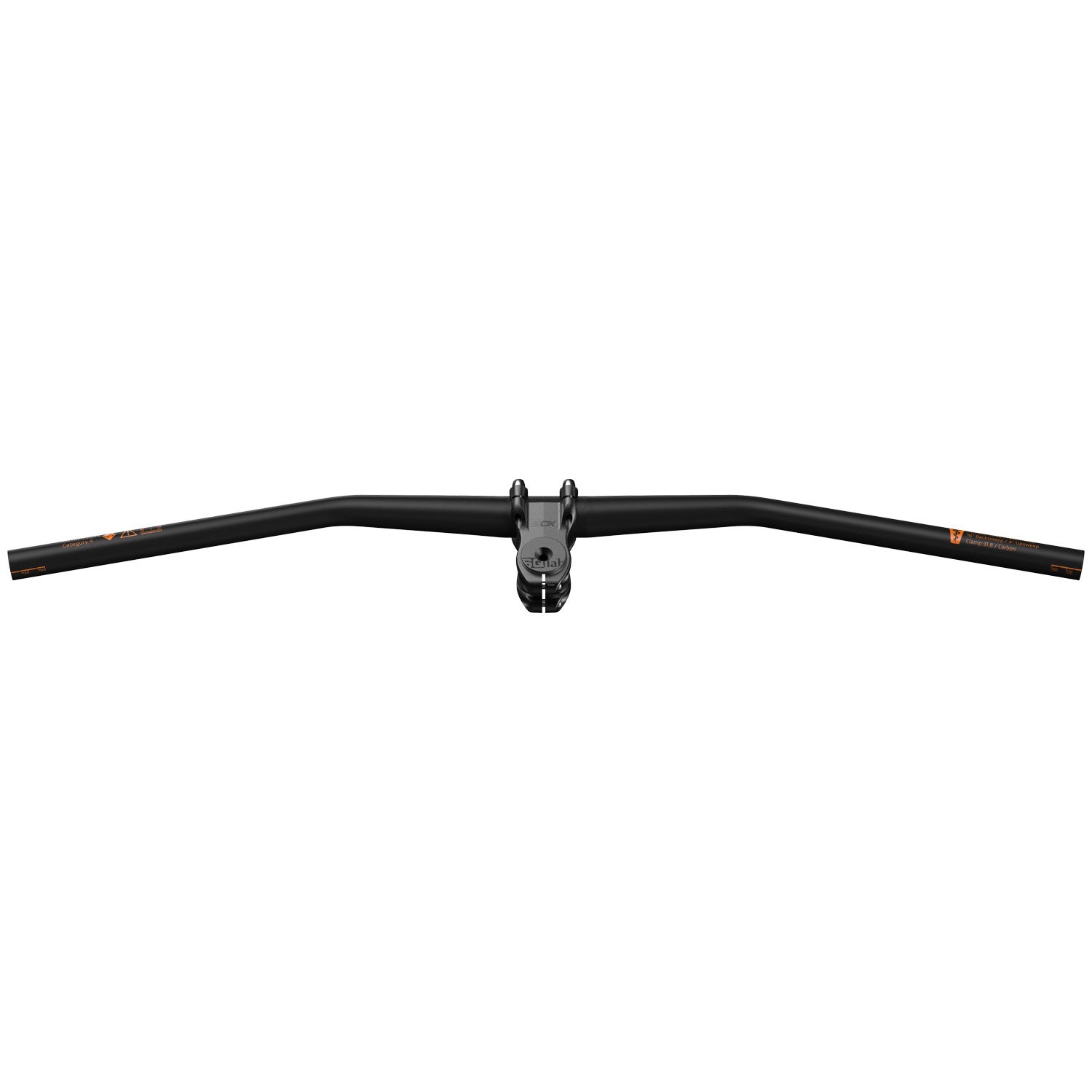 SQlab 311 FL-X Carbon Riser Bar (31.8) 15mm/740mm - Black