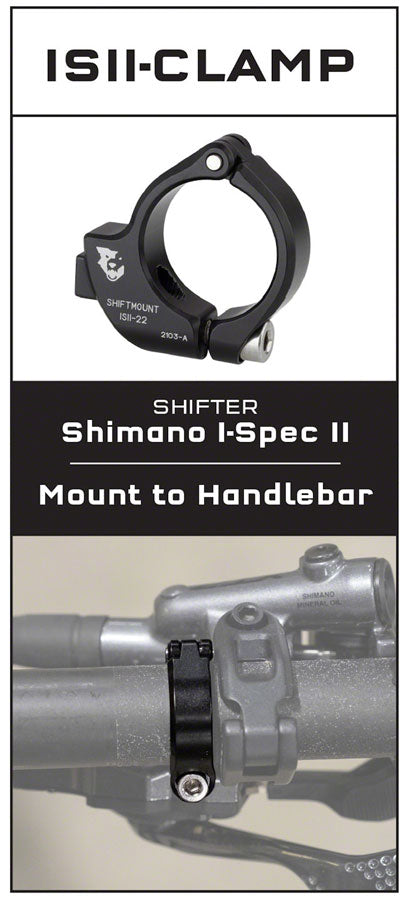 Wolf Tooth ShiftMount Clamp for I-spec II Shifters - 22.2mm