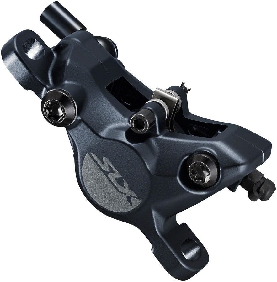 Shimano SLX BR-M7100 2-Piston Post-Mount Disc Brake Caliper Metal Pads Fins BLK