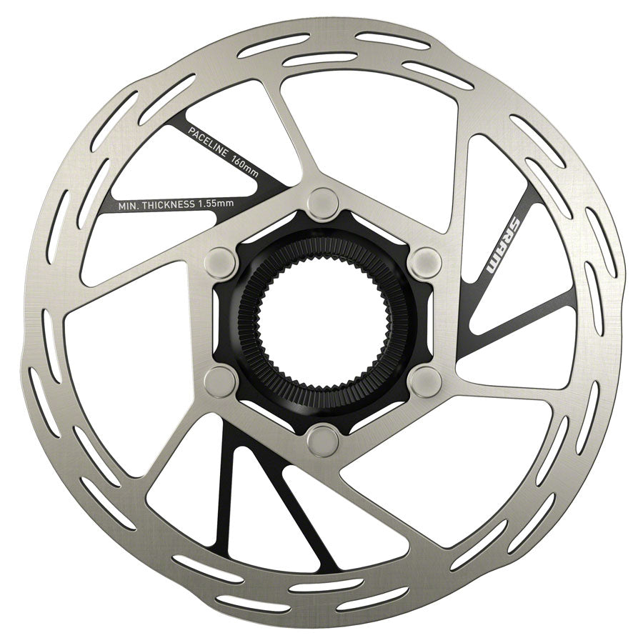 SRAM Paceline Disc Brake Rotor 160mm CenterLock Silver/Black