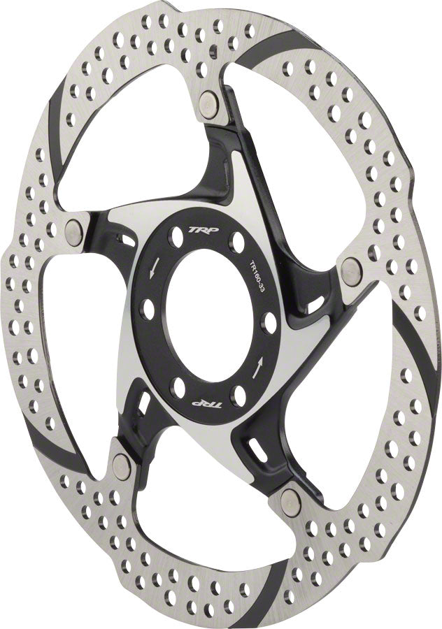 TRP-33 Disc Brake Rotor - 203mm 6-Bolt 1.8mm Silver/Black