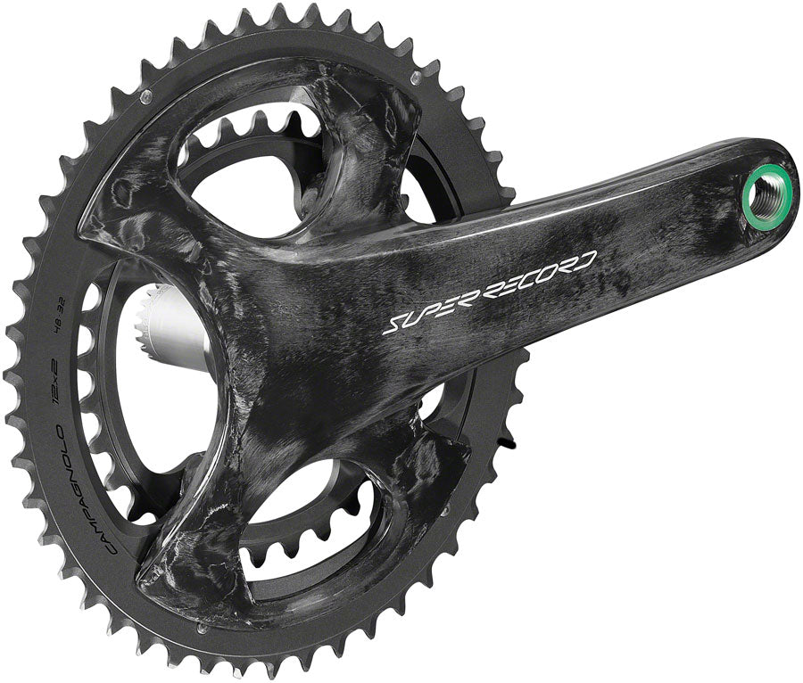 Campagnolo Super Record Wireless Crankset - 165mm 12-Speed 48/32t Campy 121/88 Asym BCD Ultra Torque Spindle Carbon