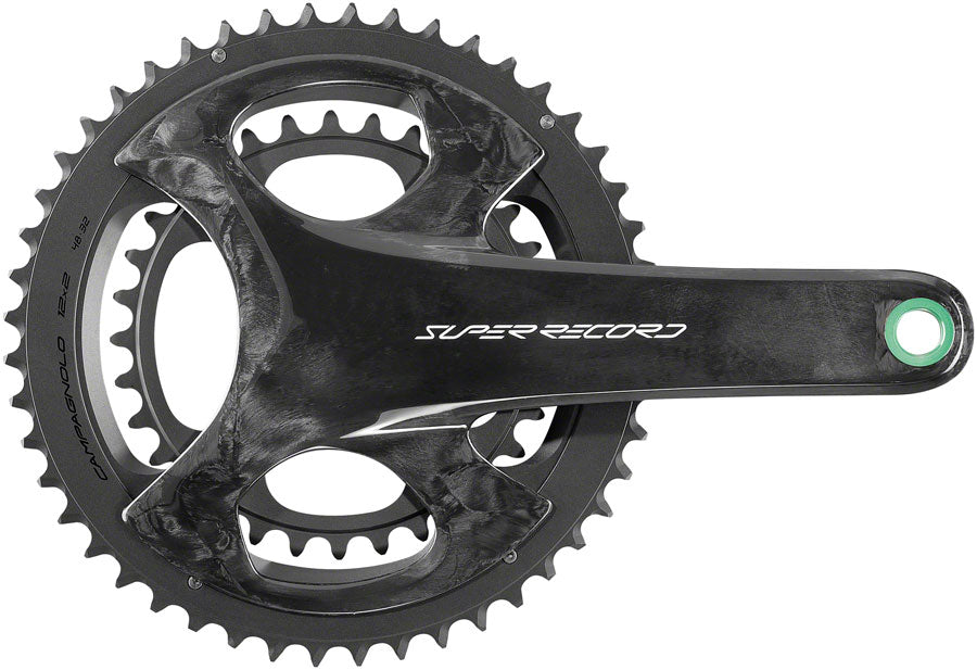 Campagnolo Super Record Wireless Crankset - 170mm 12-Speed 48/32t Campy 121/88 Asym BCD Ultra Torque Spindle Carbon