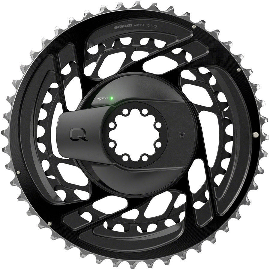 SRAM Force AXS 2x Power Meter Chainring Kit - 48/35t 2x12-Speed 8-Bolt Direct Mount BLK D2