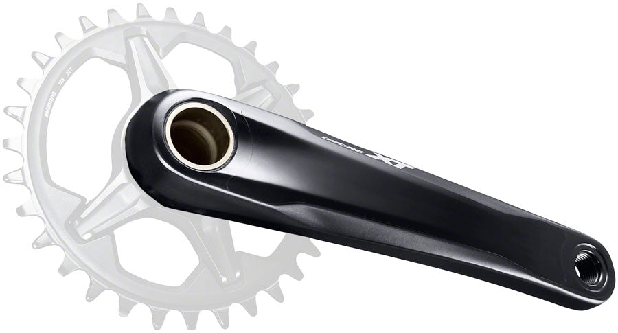 Shimano DEORE XT FC-M8130-1 Crankset - 175mm 12-Speed Direct Mount Hollowtech II Spindle Interface BLK