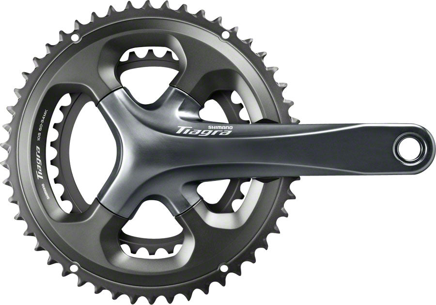 Shimano Tiagra FC-4700 Crankset - 175mm 10-Speed 52/36t 110 Asymmetric BCD Hollowtech II Spindle Interface Gray