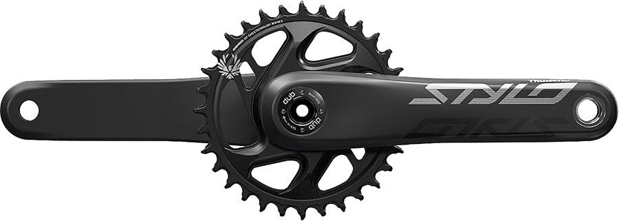 TruVativ STYLO Carbon Eagle Boost Crankset - 175mm 12-Speed 32t Direct Mount DUB Spindle Interface BLK