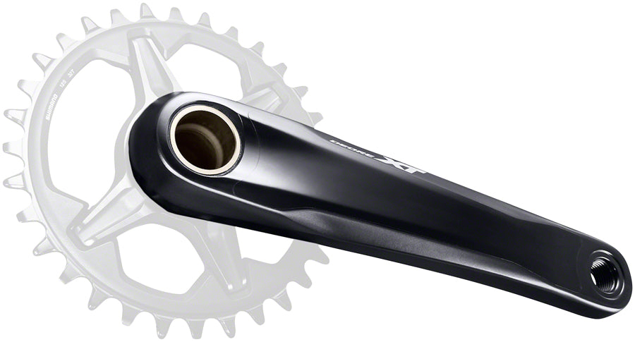 Shimano Deore XT FC-M8100-1 Crankset - 170mm 12-Speed 1x Direct Mount Hollowtech II Spindle Interface BLK