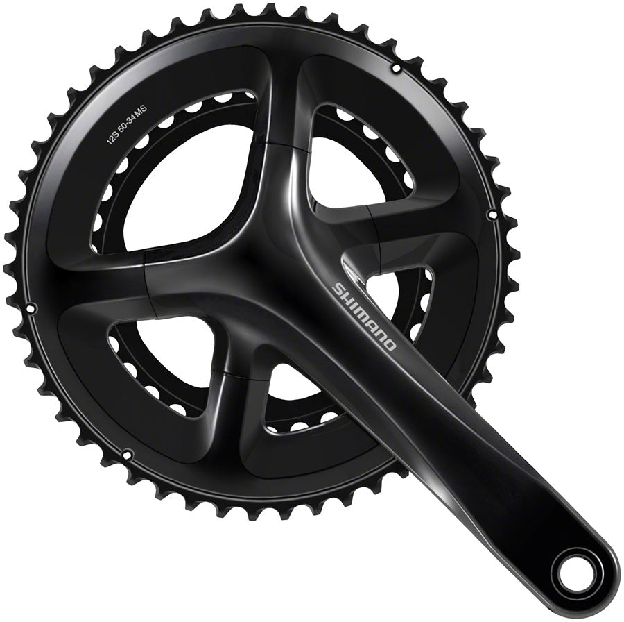 Shimano 105 FC-RS520 Crankset - 172.5mm 12-Speed 50/34t 110 Asymmetric BCD Hollowtech II Spindle Interface BLK