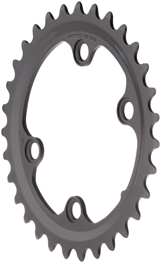 Shimano GRX RX810 Chainring - 31t 80 BCD 4-Bolt 11-Speed Black