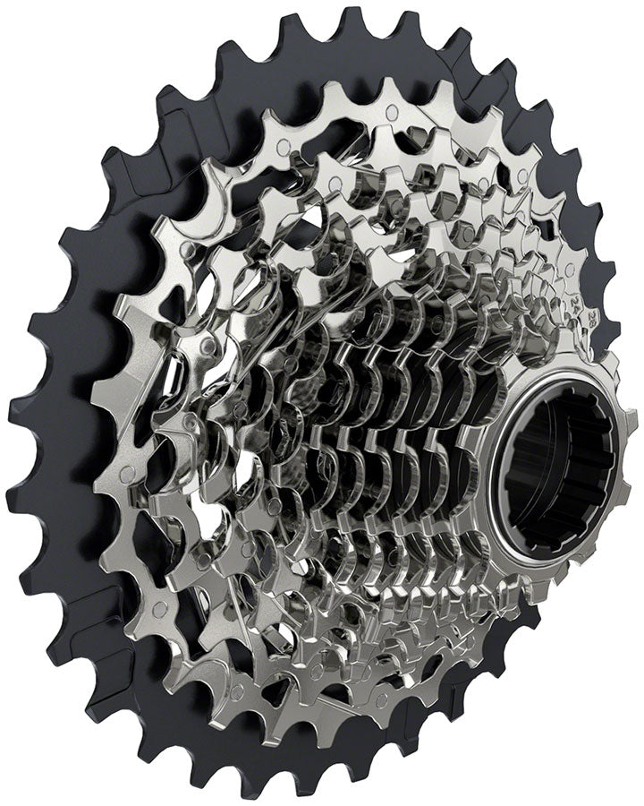 SRAM Force AXS XG-1270 Cassette - 12-Speed 10-33t Silver For XDR Driver Body D1