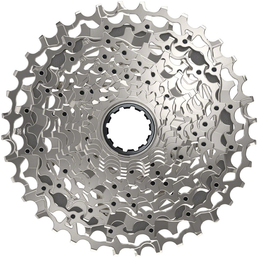 SRAM Rival AXS XG-1250 Cassette - 12-Speed 10-36t Silver For XDR Driver Body D1