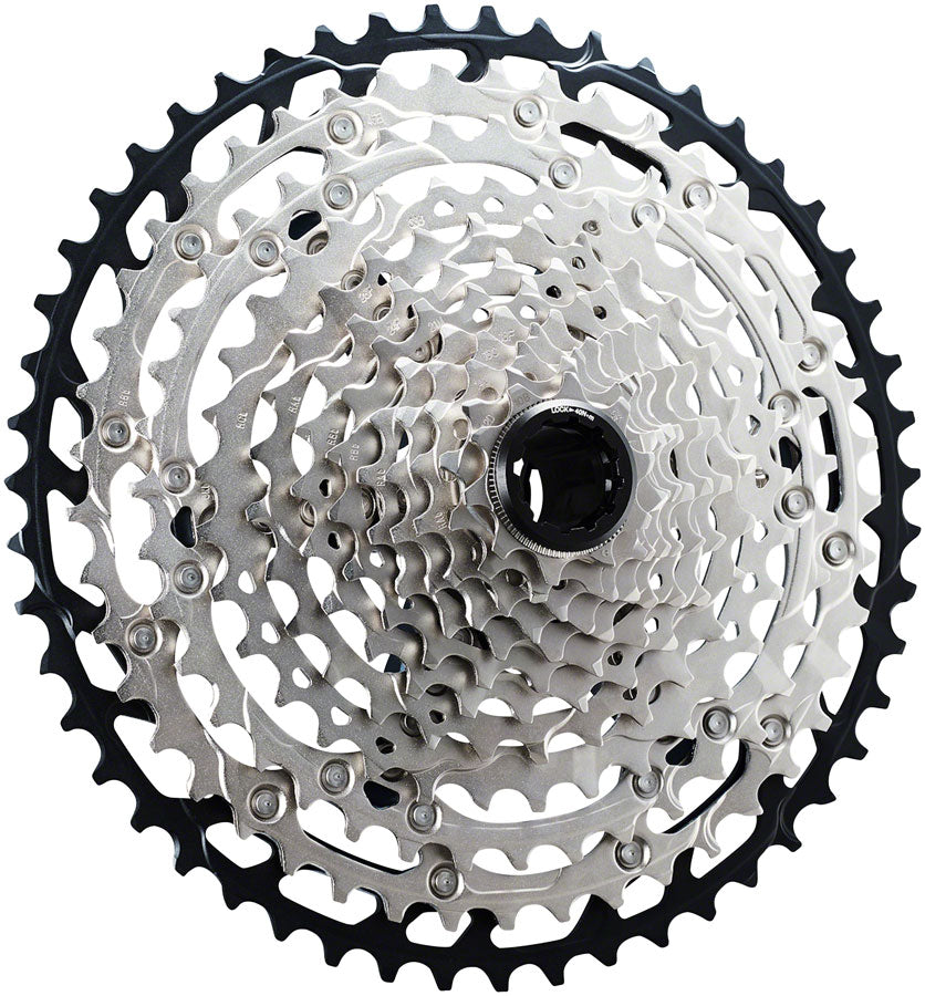 Shimano SLX CS-M7100 Cassette - 12-Speed 10-51t Silver/Black Micro Spline