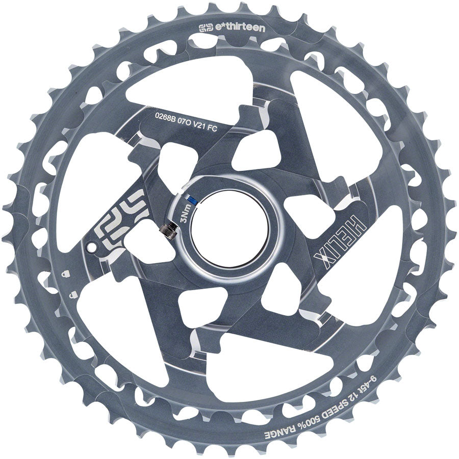 e*thirteen Helix Race Cassette - 12-Speed 9-45t Gray