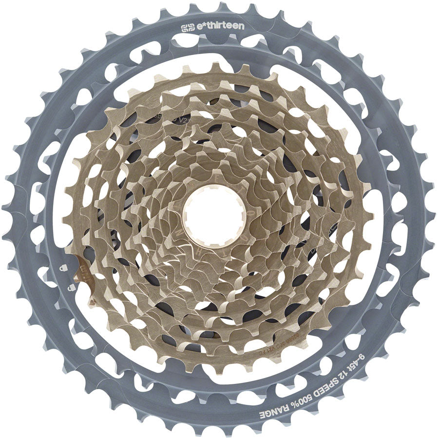 e*thirteen Helix Race Cassette - 12-Speed 9-45t Gray