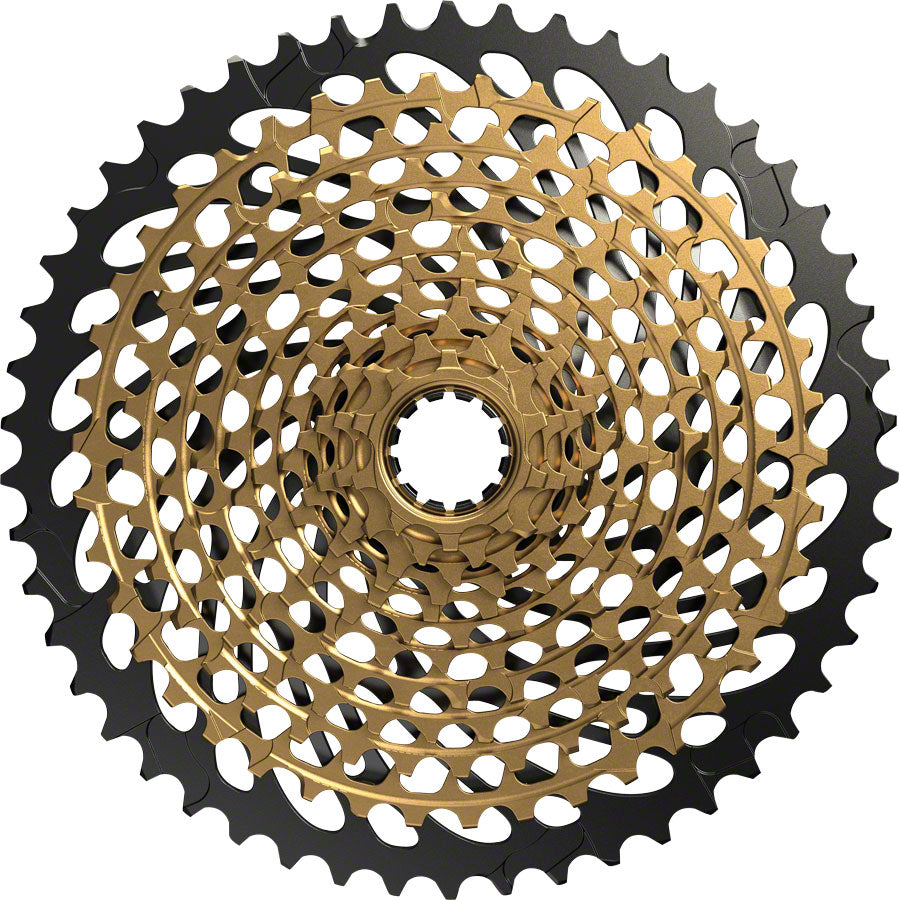 SRAM XX1 Eagle XG-1299 Cassette - 12 Speed 10-50t Gold/BLK For XD Driver Body