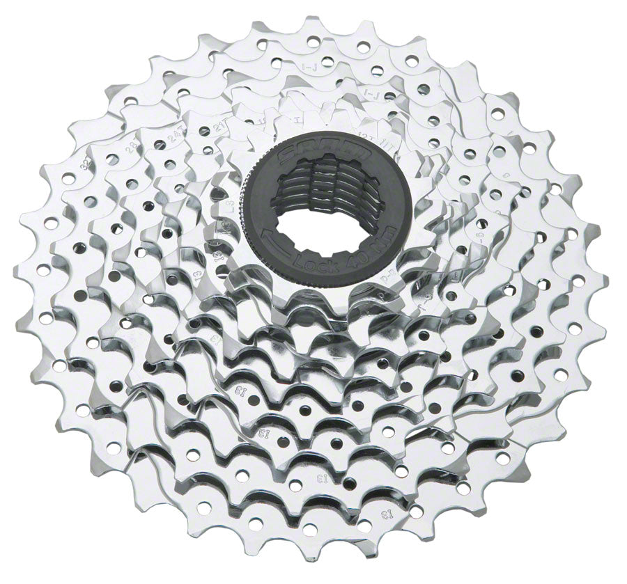 SRAM PG-950 Cassette - 9 Speed 11-28t Silver