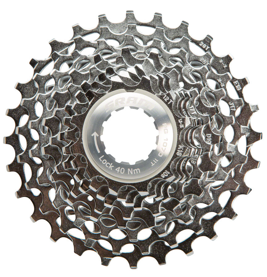 SRAM PG-1070 Cassette - 10 Speed 11-28t Silver