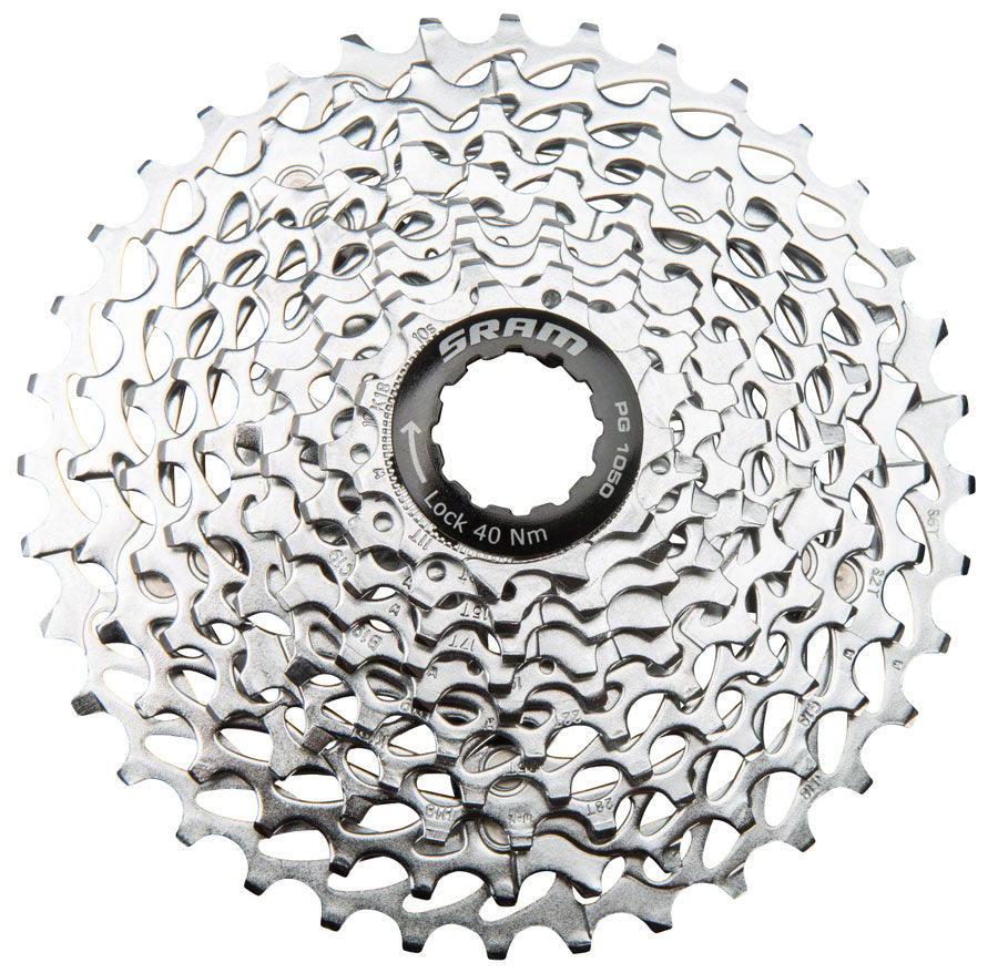 SRAM PG-1050 Cassette - 10 Speed 11-36t Silver