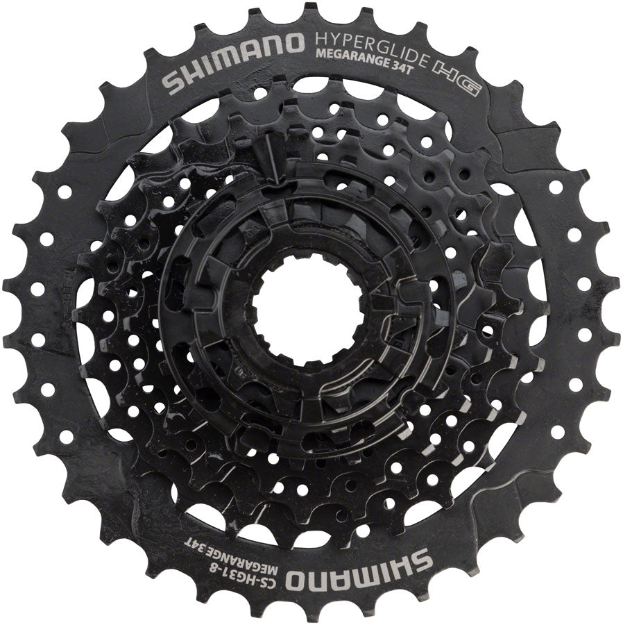 Shimano Altus CS-HG31 Cassette - 8 Speed 11-34t Black Mega Range