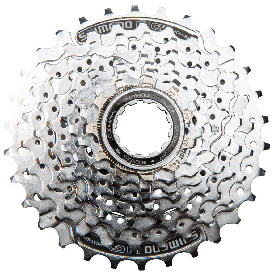 Shimano Alivio CS-HG51 Cassette - 8 Speed 11-32t Silver