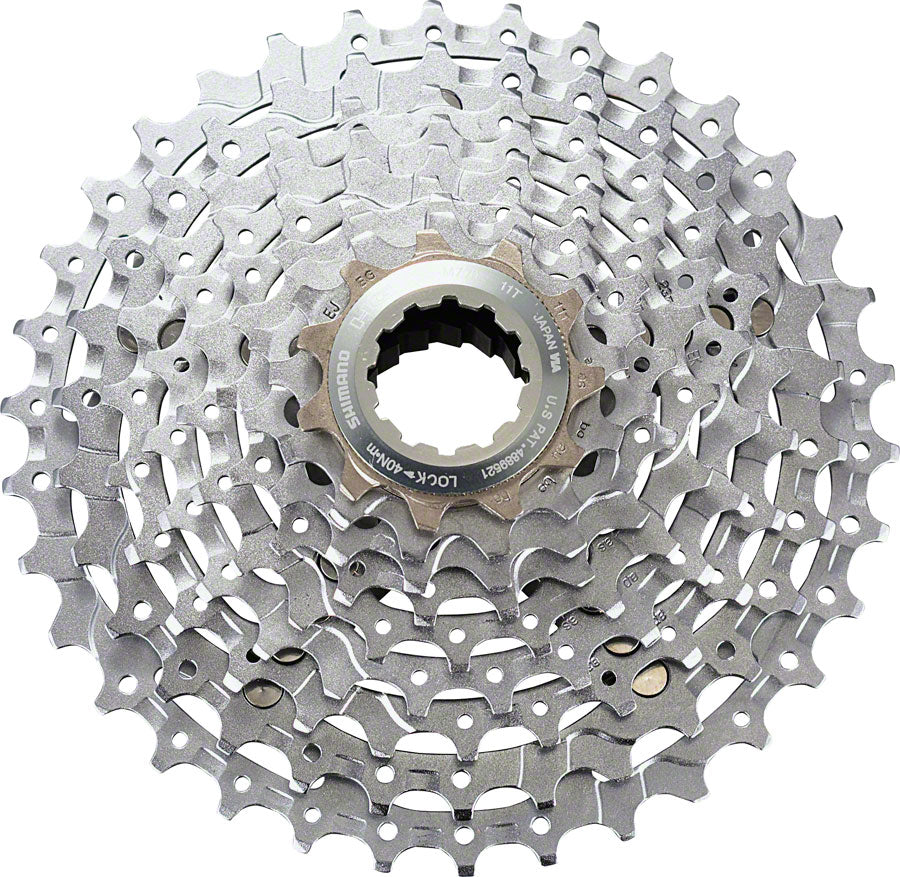 Shimano Deore XT CS-M770 Cassette - 9 Speed 11-34t Silver